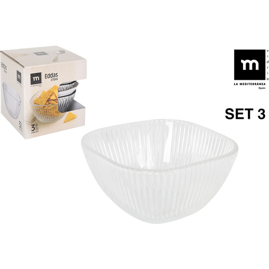 SET 3 BOLES 270ML EDDAS MD image 0