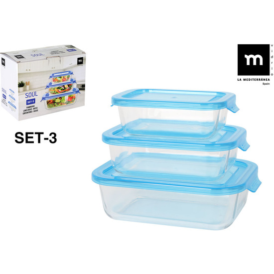 SET 3 FIAMBRERAS RECT. SOUL MD image 0