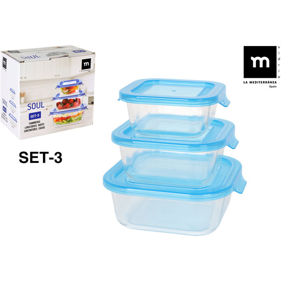 SET 3 FIAMBRERAS CUAD.SOUL MD image 0