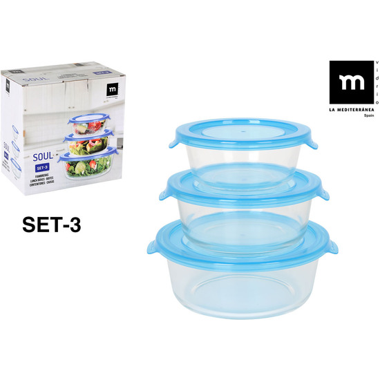 SET 3 FIAMBRERAS RED.SOUL MD image 0