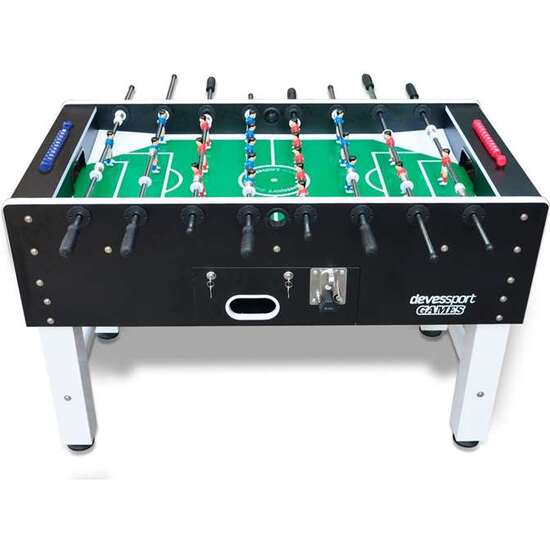 FUTBOLINES "HÉRCULES" CON MONEDERO NEGRO  FUTBOLÍN "PRO"  JUGADORES DE METAL PIERNAS ABIERTAS MEDIDAS PRODUCTO: 142 X 76 X 92 CM  CAMPO DE JUEGO 118,6 X 70 . image 3