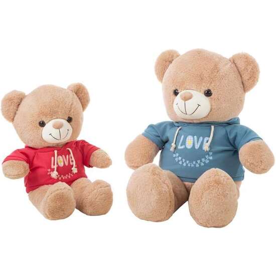 OSO MARRÓN MIFI LOVE   80 CM CAMISETA 2 COL SURT. image 0
