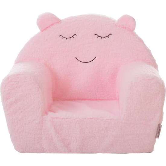 SOFÁ DE BORREGUILLO ROSA image 0