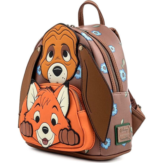 MOCHILA TOD Y TOBY DISNEY LOUNGEFLY 26CM image 1