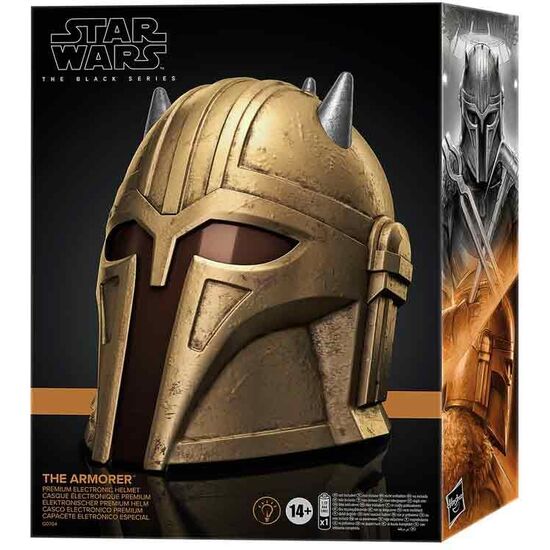 CASCO ELECTRONICO PREMIUM THE ARMORER STAR WARS THE MANDALORIAN image 0