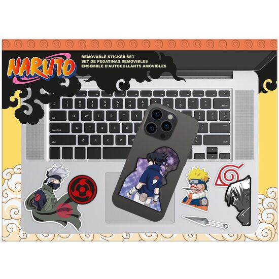 SET PEGATINAS REMOVIBLES NARUTO SHIPPUDEN image 1