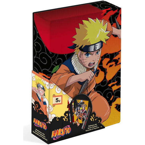 SET PAPELERIA NARUTO SHIPPUDEN 5PZS image 0