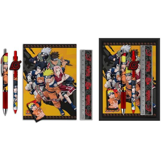 SET PAPELERIA NARUTO SHIPPUDEN 5PZS image 1