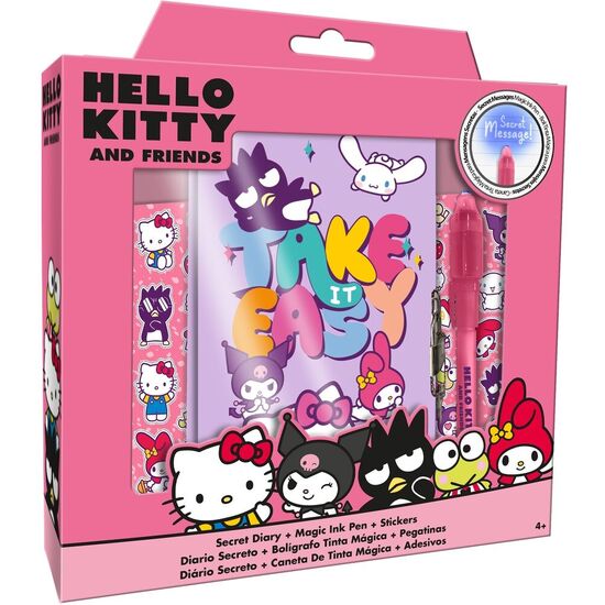 DIARIO + BOLIGRAFO MAGICO HELLO KITTY AND FRIENDS image 0