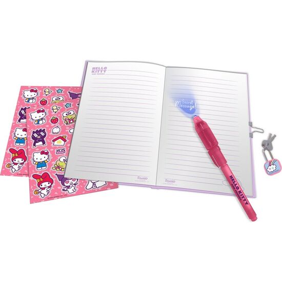 DIARIO + BOLIGRAFO MAGICO HELLO KITTY AND FRIENDS image 1