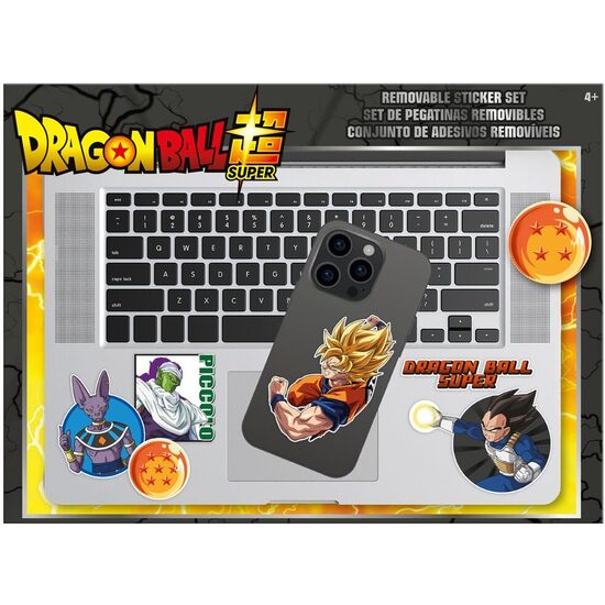 SET PEGATINAS REMOVIBLES DRAGON BALL SUPER image 1