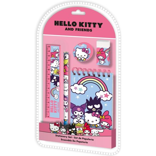 BLISTER PAPELERIA HELLO KITTY AND FRIENDS 5PZS image 0
