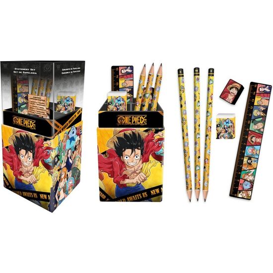 PORTALAPICES CON PAPELERIA ONE PIECE image 0