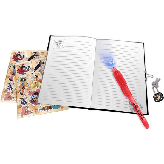 DIARIO + BOLIGRAFO MAGICO ONE PIECE image 1