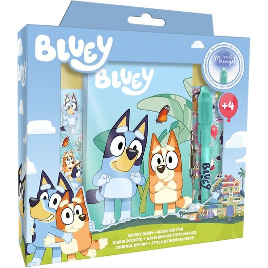 DIARIO + BOLIGRAFO MAGICO BLUEY image 0