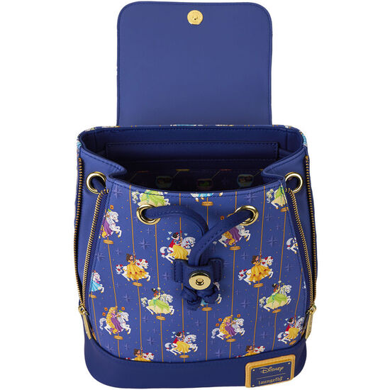 MOCHILA CAROUSEL PRINCESAS DISNEY LOUNGEFLY 26CM image 0