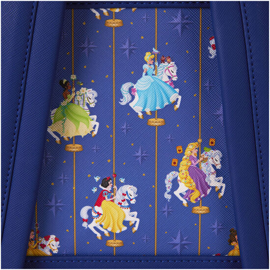 MOCHILA CAROUSEL PRINCESAS DISNEY LOUNGEFLY 26CM image 1