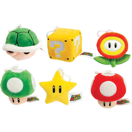 LLAVERO PELUCHE ICONS SUPER MARIO BROS 10CM SURTIDO image 0