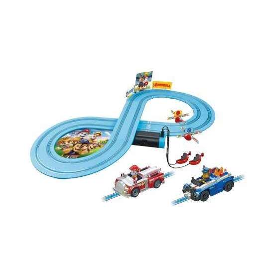 PISTA CARRERA PAW PATROL ON THE TRACK (CHASE+MARSHALL) FIRST RACE (2,4M) image 0