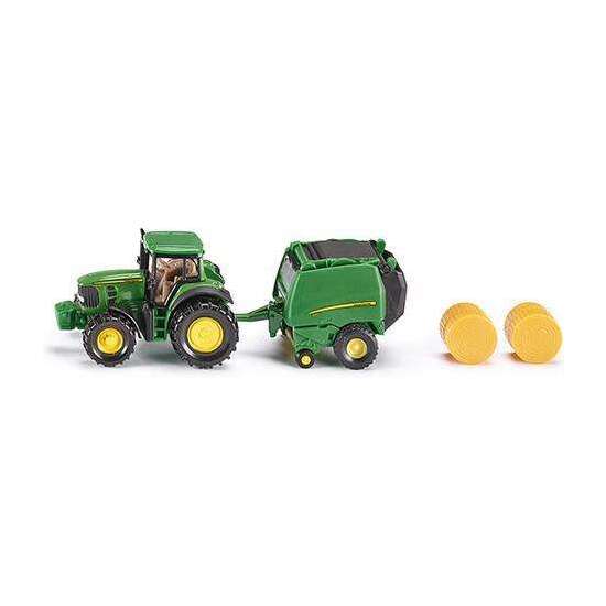 TRACTOR JOHN DEERE CON PRENSA image 0