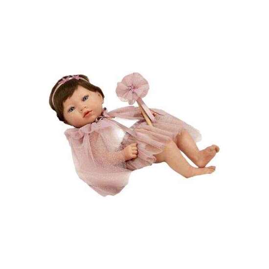 MUÑECA REBORN ARIAS 38 CM PRINCESS ROSA C/MANTA (CUERPO VINYL, SEXO NIÑA) image 0