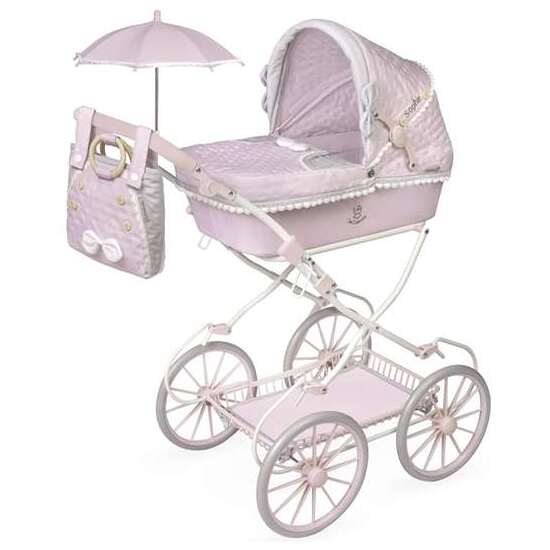 COCHE DE MUÑECA PLEGABLE CON SOMBRILLA Y BOLSO - PARA MUÑECAS DE HASTA 48 CM. image 0