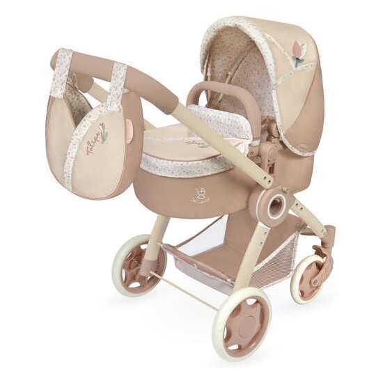 COCHE DE MUÑECA 3X1 PLEGABLE CON BOLSO PARA MUÑECAS DE HASTA 48 CM. image 0