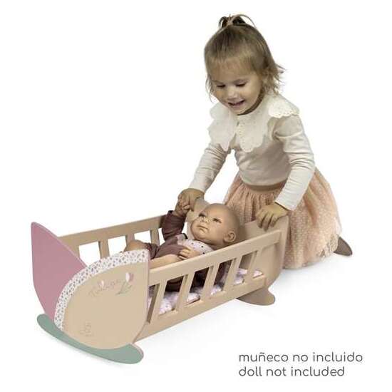 CUNA MADERA TULIPE 49.50X28X24 CM image 1