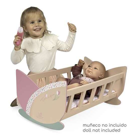 CUNA MADERA TULIPE 49.50X28X24 CM image 2