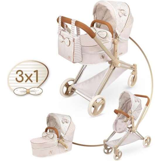 COCHE DE MUÑECA 3X1 PLEGABLE - NOVEDAD, PARA MUÑECAS DE HASTA 50 CM. image 4
