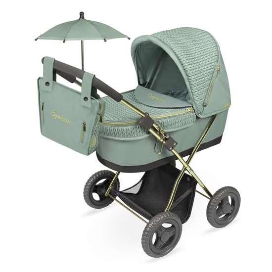 COCHE DE MUÑECA PLEGABLE CON SOMBRILLA Y BOLSO - PARA MUÑECAS DE HASTA 48 CM.   . image 0
