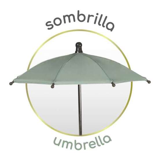 COCHE DE MUÑECA PLEGABLE CON SOMBRILLA Y BOLSO - PARA MUÑECAS DE HASTA 48 CM.   . image 3
