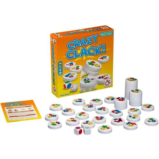 JUEGO CRAZY CLACK, COMBILA 3 SÍMBOLOS CON 3 COLORES DIFERENTES image 0