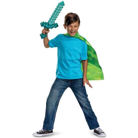 SET ESPADA Y CAPA MINECRAFT image 1