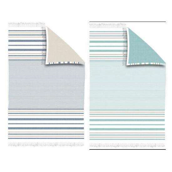PAREO  RAYAS FLECOS TEOVO AGUA 100X150 - MODELOS SURTIDOS image 1