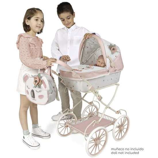 COCHE DE MUÑECA PLEGABLE KOALA CON MOCHILA PARA MUÑECAS DE HASTA 48 CM42X80X81 CM image 4