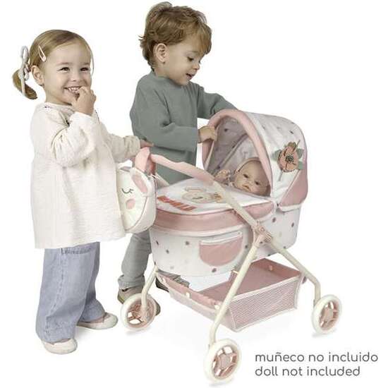 MI PRIMER COCHE DE MUÑECA KOALA CON BOLSO RIÑONERA PARA MUÑECAS DE HASTA 42 CM.35X50X56 CM image 4