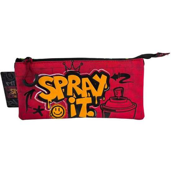 ESTUCHE TRIPLE RANKING GRAFITTI.11 X 23 X 5 CM. image 0