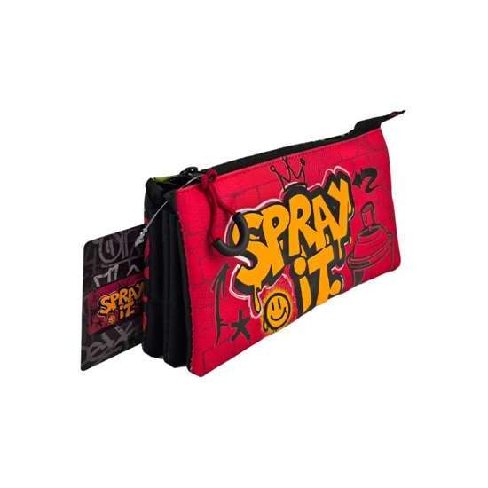 ESTUCHE TRIPLE RANKING GRAFITTI.11 X 23 X 5 CM. image 1