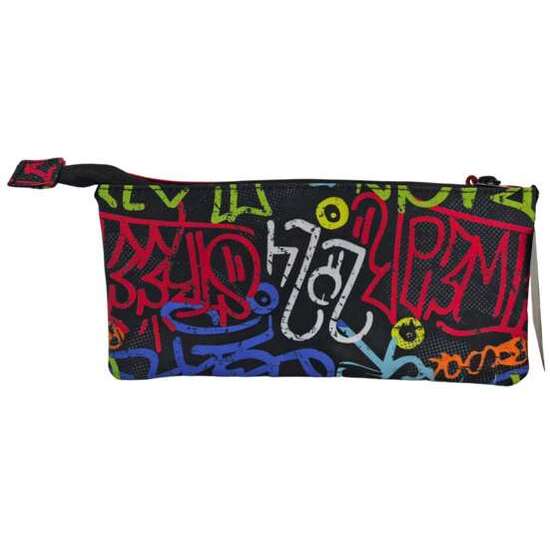 ESTUCHE TRIPLE RANKING GRAFITTI.11 X 23 X 5 CM. image 2