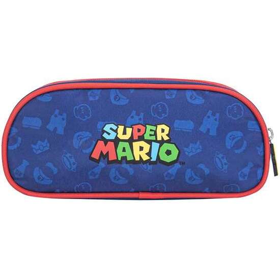 ESTUCHE SUPER MARIO TRIPLE. INTERIOR TOTALMENTE FORRADO Y PERSONALIZADO. ACABADOS Y CREMALLERAS DE ALTA CALIDAD 37 X 27 X 17 CM. image 5