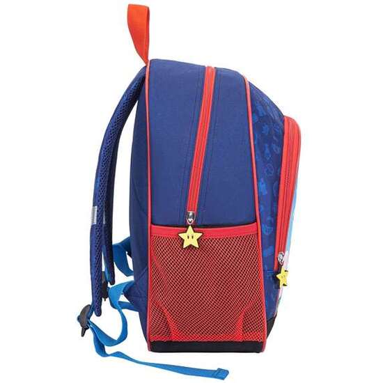 MOCHILA SUPER MARIO, 2 BOLSILLOS LATERALES. INTERIOR TOTALMENTE FORRADO Y PERSONALIZADO. 32 X 25.5 X 11 CM. image 3