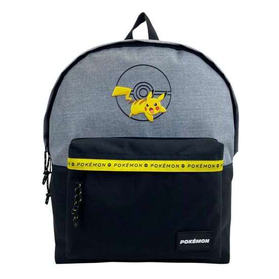 MOCHILA POKEMON PIKACHU ADAPTABLE A CARRO, ESPALDERA ACOLCHADA. 8 X 22 X 8 CM. image 0