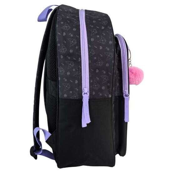 MOCHILA KUROMI PRIMARIA DOBLE COMPARTIMENTO. ADAPTABLE A CARRO. CON ACCESORIO POM-POM.44 X 30 X 20 CM. image 1