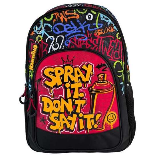 MOCHILA PRIMARIA RANKING GRAFITTI DOBLE COMPARTIMENTO ADAPTABLE A CARRO 44 X 31 X 17 CM. image 5