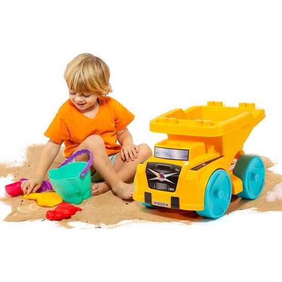 CAMIÓN VOLQUETE CON ACCESORIOS DE PLAYA. image 2