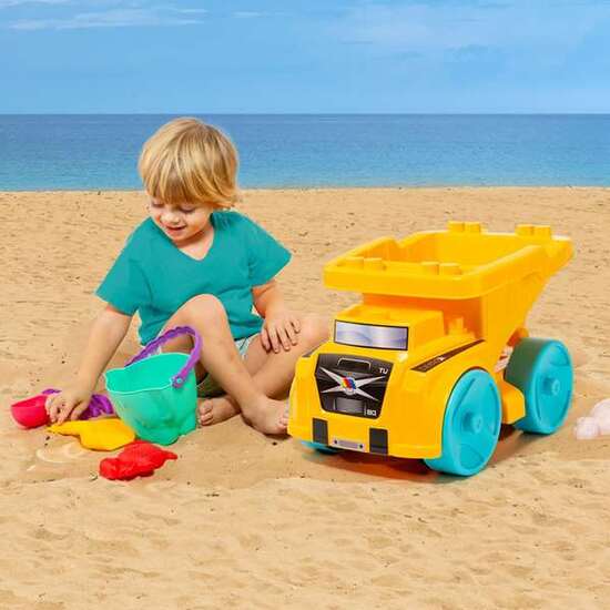 CAMIÓN VOLQUETE CON ACCESORIOS DE PLAYA. image 4