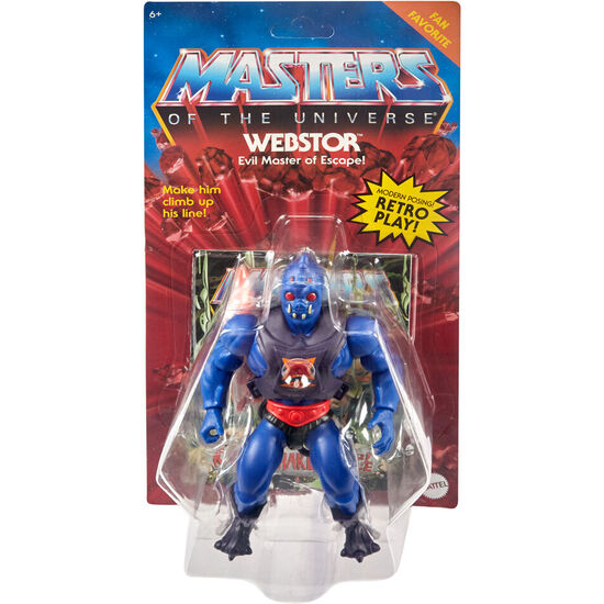 FIGURA WEBSTOR MASTERS OF THE UNIVERSE ORIGINS 14CM image 1