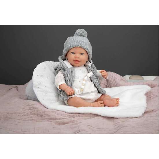 MUÑECA REBORN ARIAS 45 CM DANIELA C/COJIN image 1