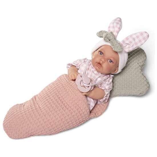 MUÑECA PETIT CON SAQUITO DE ZANAHORIA 27 CM image 1
